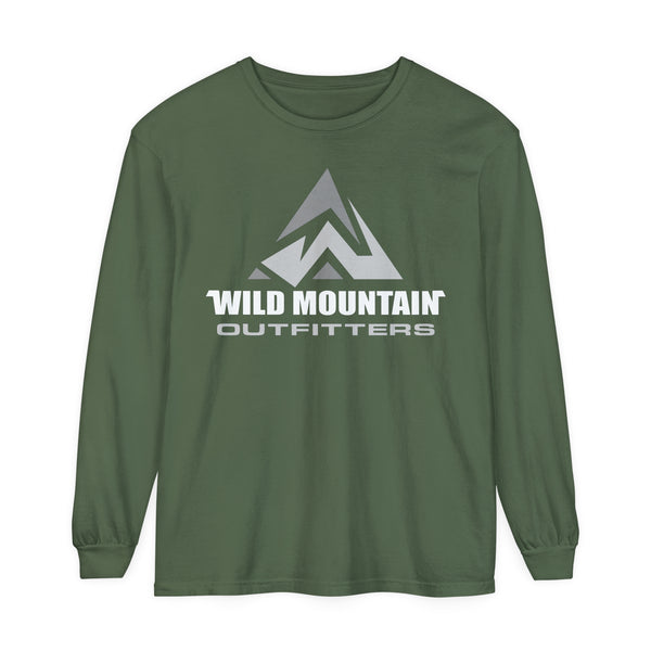 Wild Mountain  Unisex Garment-dyed Long Sleeve T-Shirt