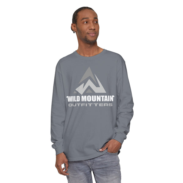 Wild Mountain  Unisex Garment-dyed Long Sleeve T-Shirt