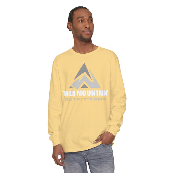 Wild Mountain  Unisex Garment-dyed Long Sleeve T-Shirt