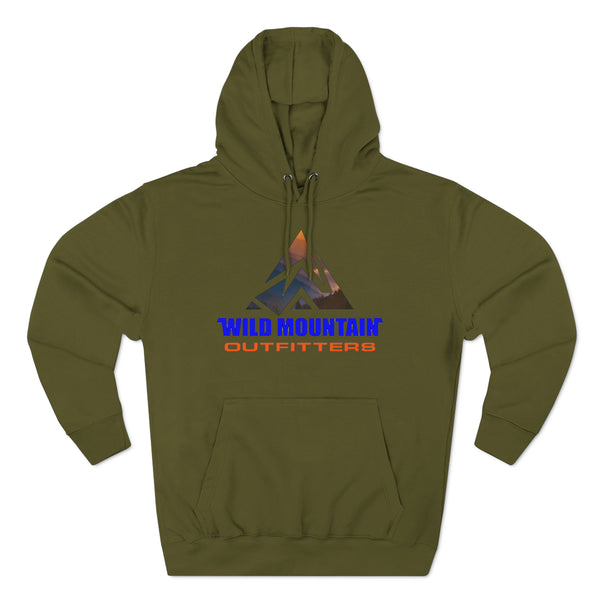 Wild Mountain (Front Only Print)Unisex Premium Pullover Hoodie
