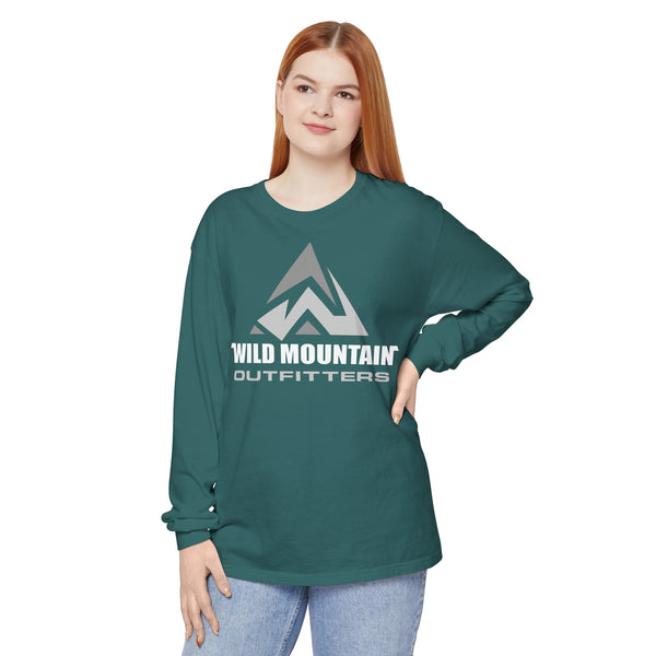 Wild Mountain  Unisex Garment-dyed Long Sleeve T-Shirt