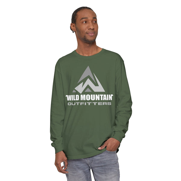 Wild Mountain  Unisex Garment-dyed Long Sleeve T-Shirt