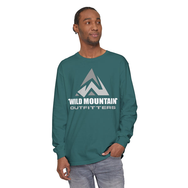 Wild Mountain  Unisex Garment-dyed Long Sleeve T-Shirt
