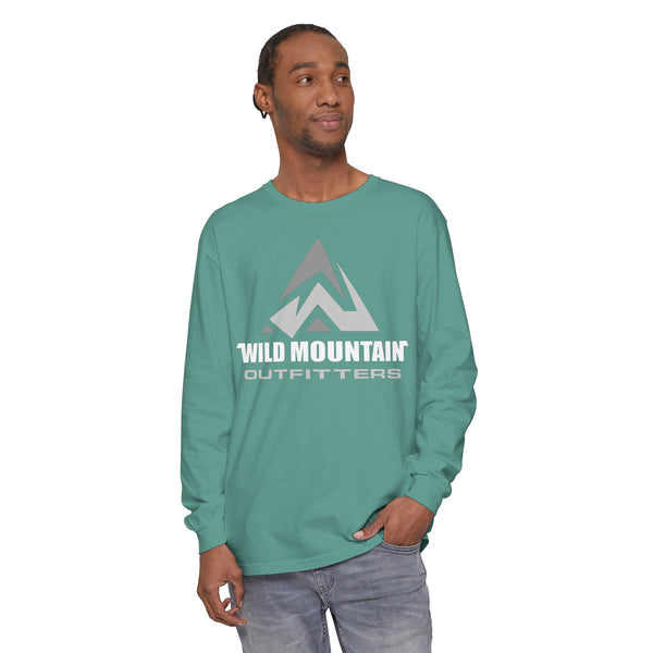 Wild Mountain  Unisex Garment-dyed Long Sleeve T-Shirt