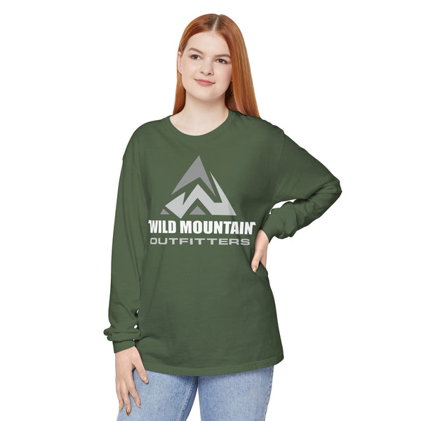 Wild Mountain  Unisex Garment-dyed Long Sleeve T-Shirt