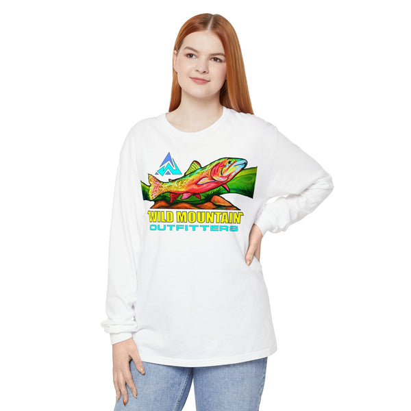 Mountain Trout Unisex Garment-dyed Long Sleeve T-Shirt