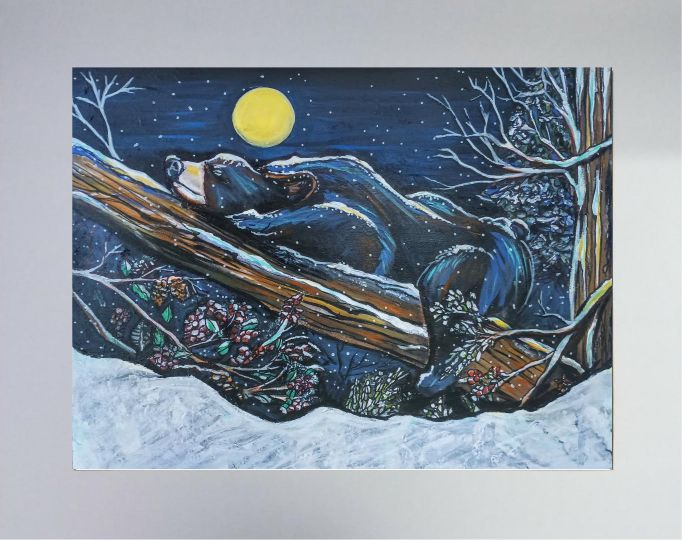 "SLEEPING BEAR" Print