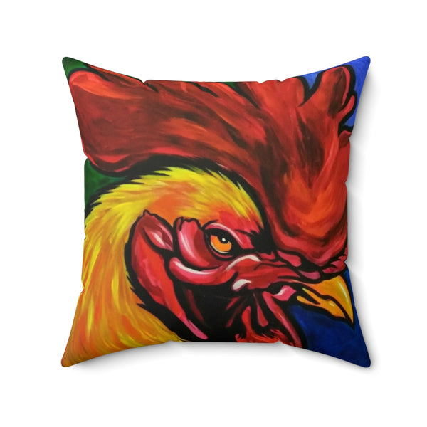 Rooster Square Pillow