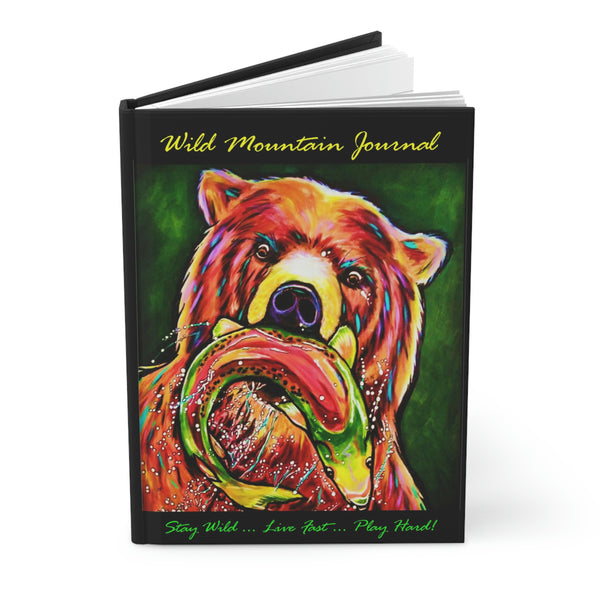 "Hungry Bear" Hardcover Journal