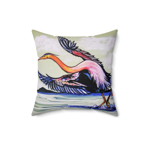 Heron Square Pillow