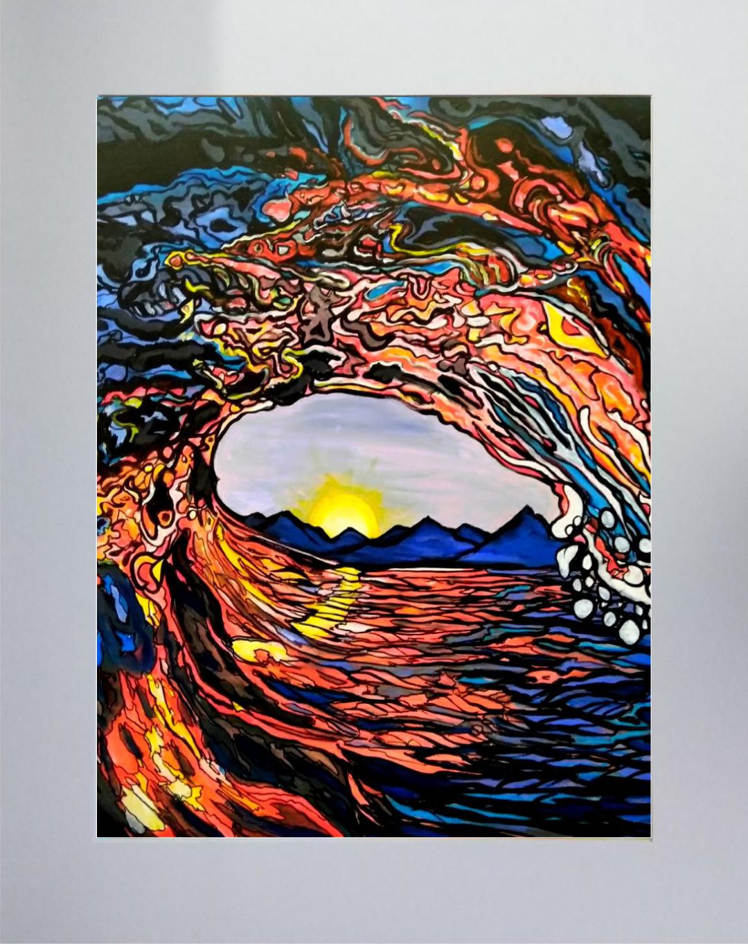 Sunset Surf Print