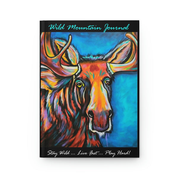"Santa Fe Moose" Hardcover Journal