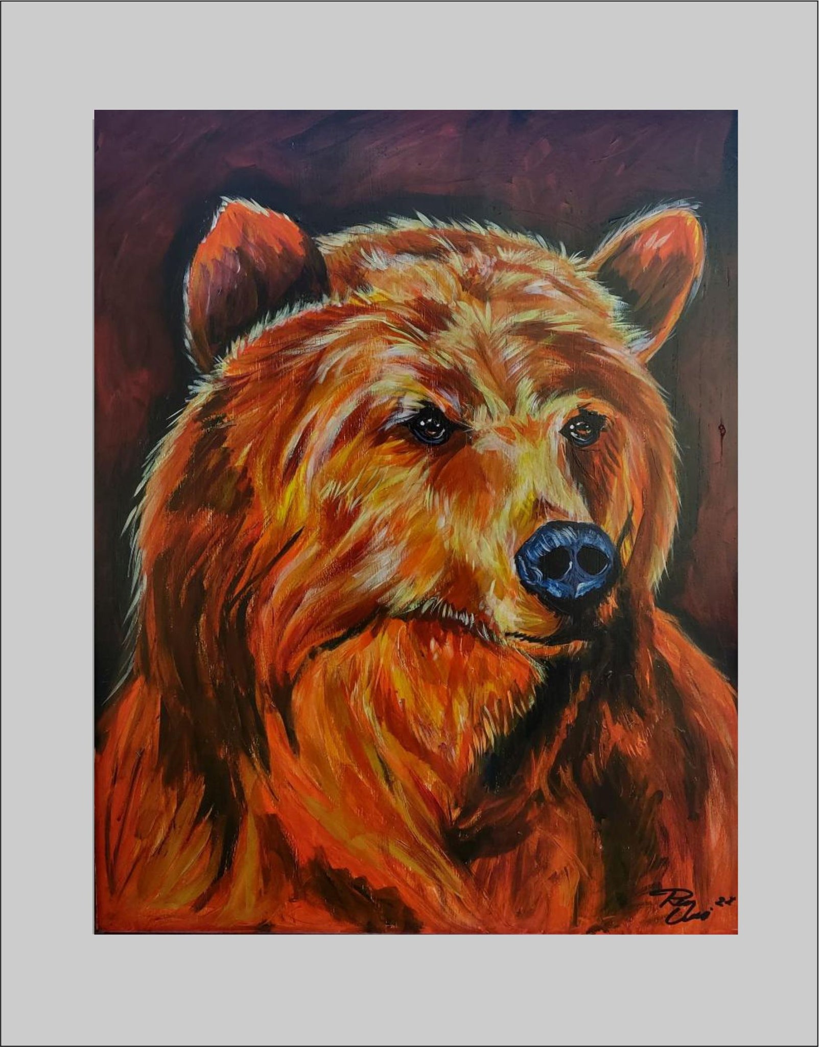 "Kodiak" Bear Print