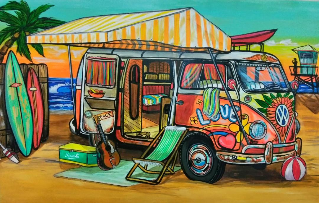 "Surf Bus" (SOLD)